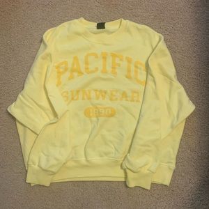 Yellow Pacsun Crewneck